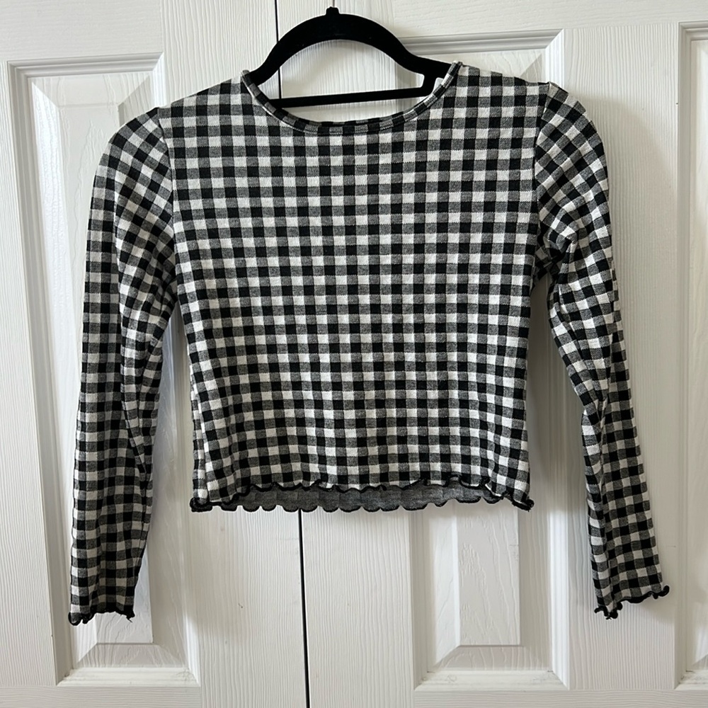 Last chance- Gingham Long-Sleeve Shirt